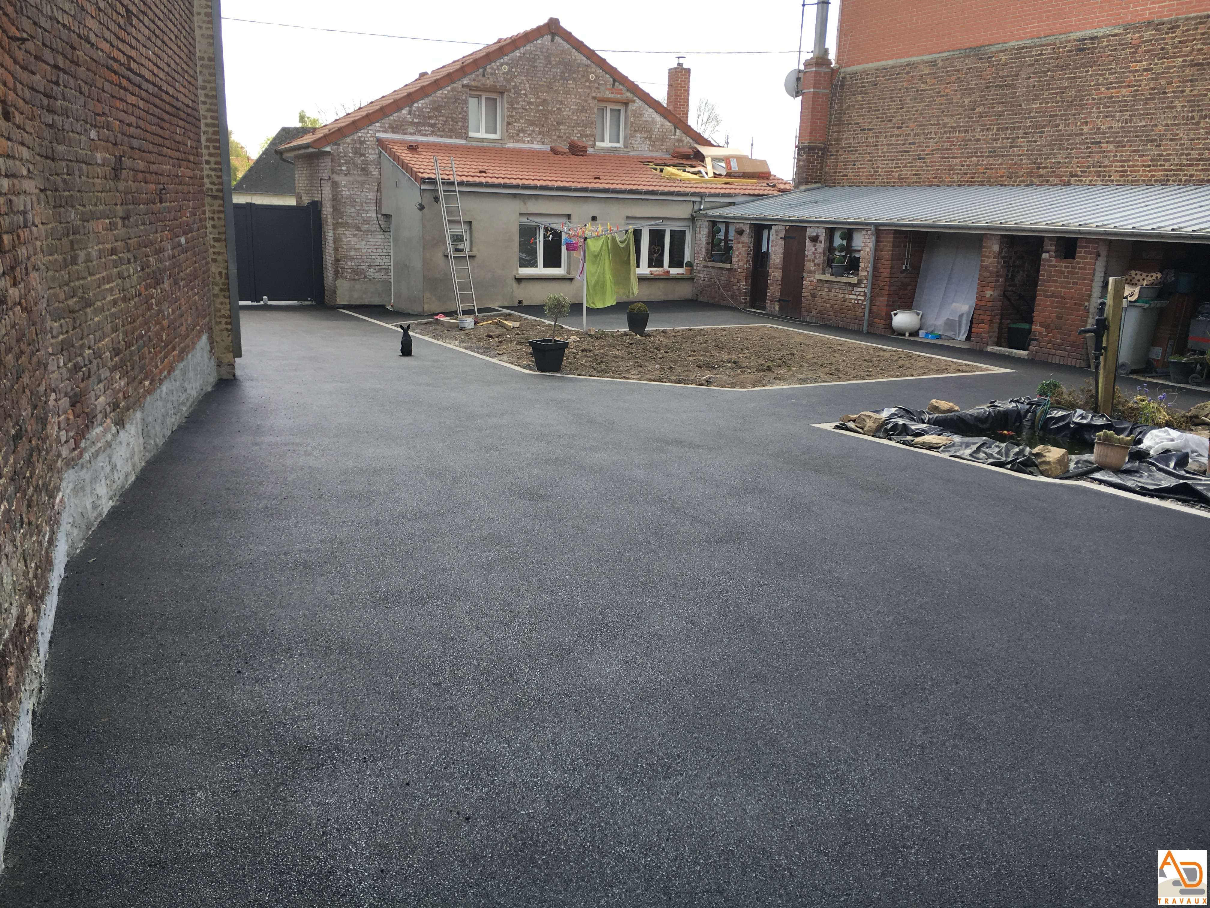 Aménagement extérieur à Wailly (Pas-de-Calais)