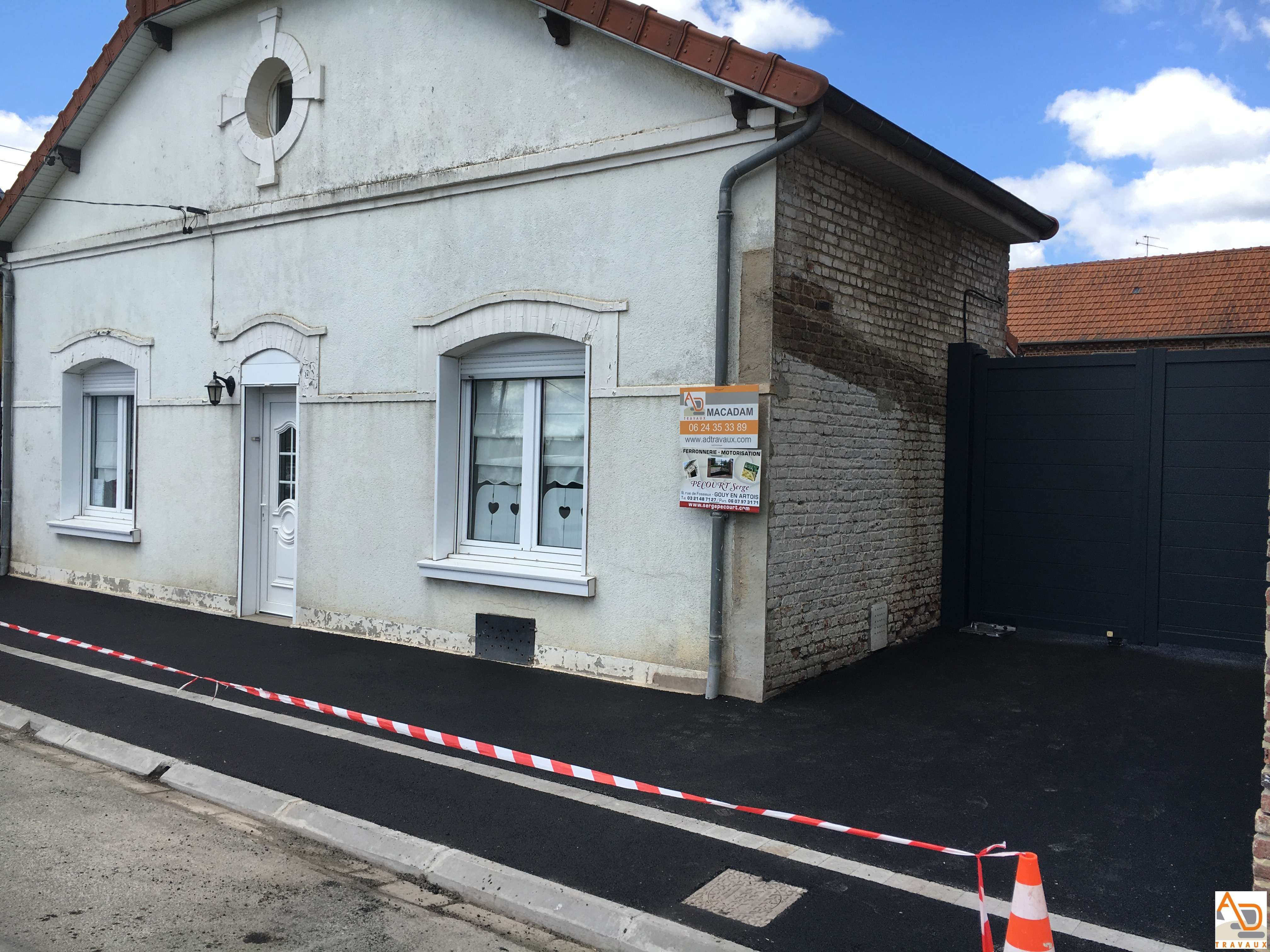 Aménagement extérieur à Wailly (Pas-de-Calais)