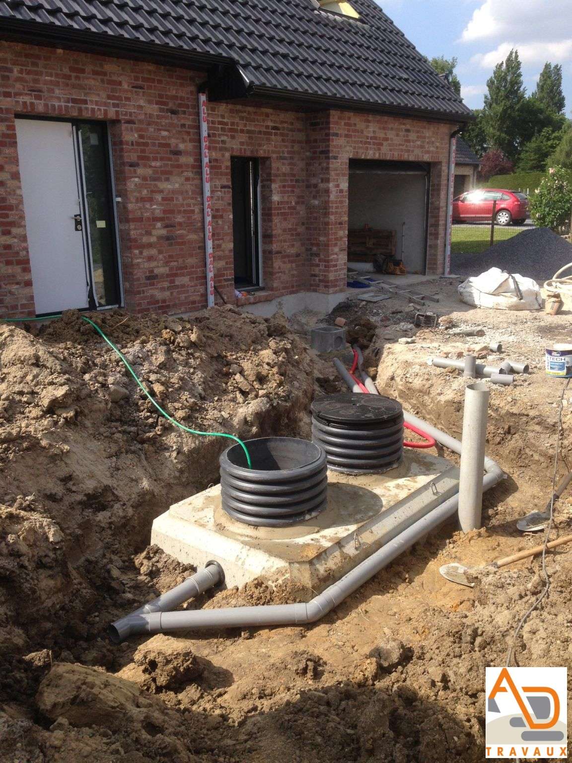 Assainissement à proximité de Béthune (Pas-de-Calais)