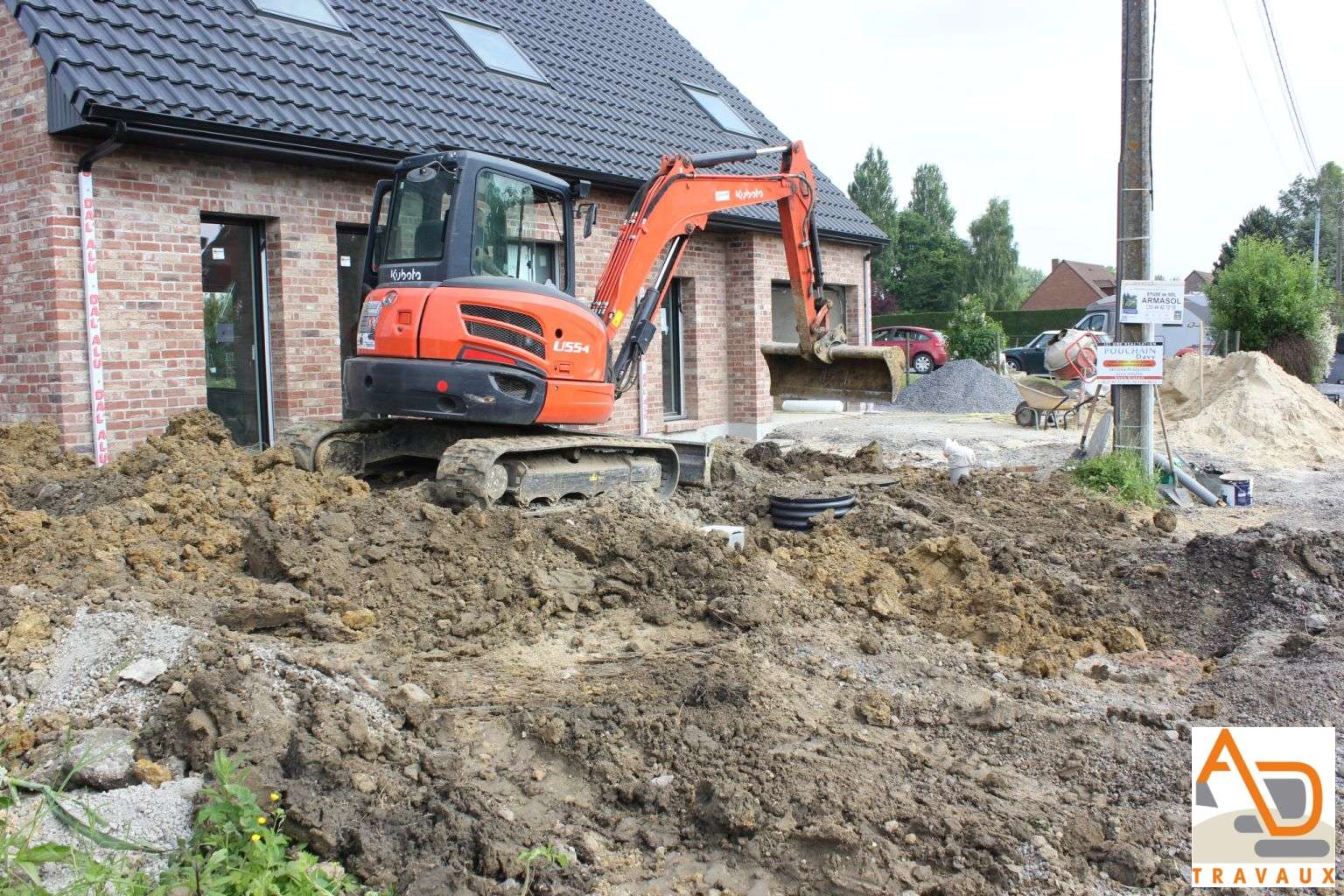 Assainissement à proximité de Béthune (Pas-de-Calais)