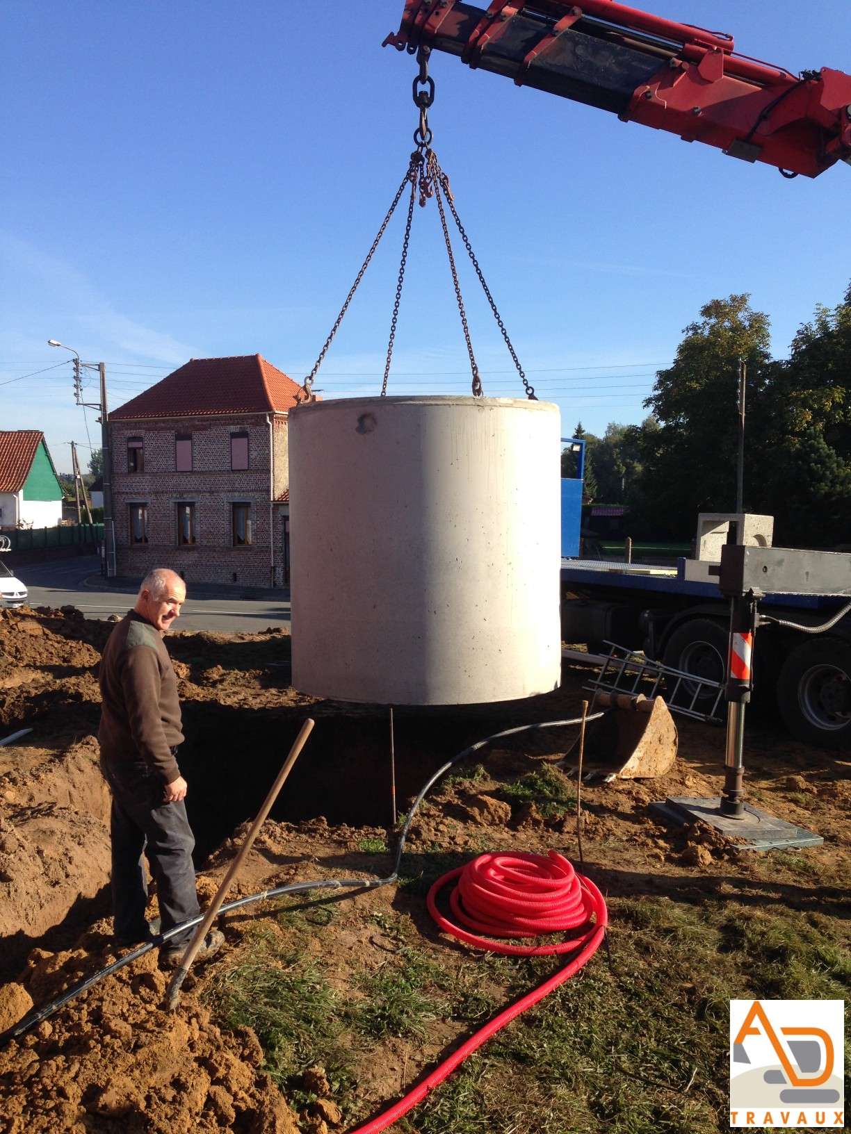 Assainissement à LA COMTE (Pas-de-Calais)