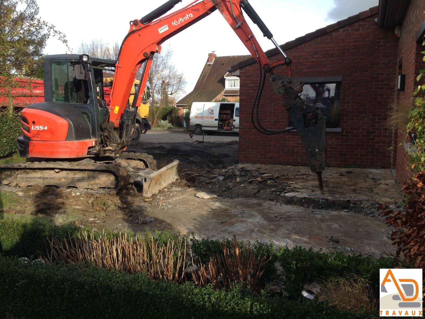 Démolition à Le Maisnil (Nord)